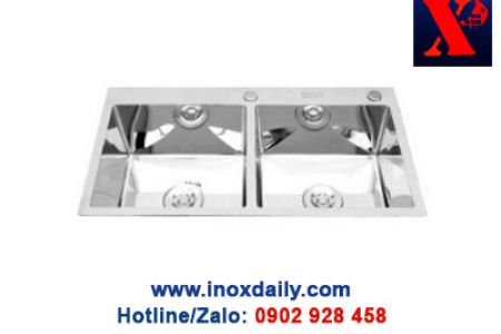 Chậu rửa đôi inox 304 - XPC 8245 Bóng