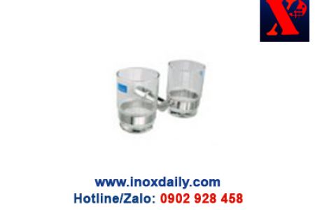 Kệ ly đôi Inox 304 - KL 06