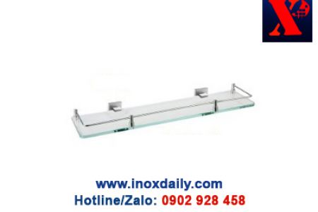 Kệ kiếng cường lực Inox 304 - KK 28