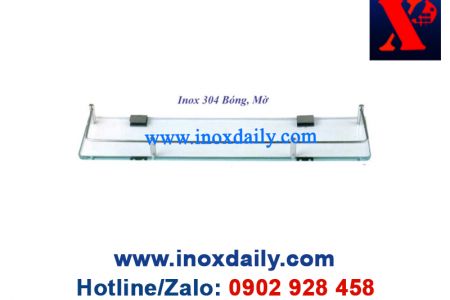 Kệ kiếng cường lực Inox 304 - KK 13