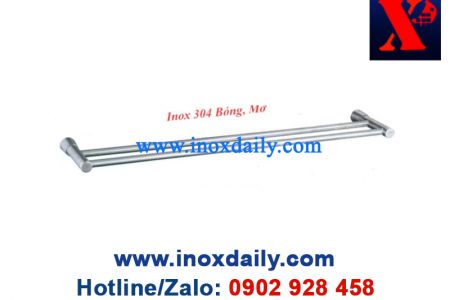 Thanh treo khăn đôi inox 304 - MK 07