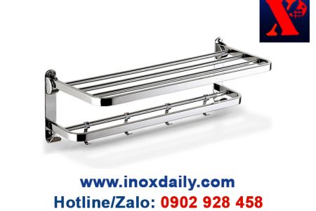 Máng khăn 2 tầng đa năng Inox 304