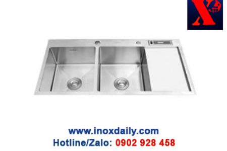 Chậu rửa đôi inox (304 - 201) - XPC 11048