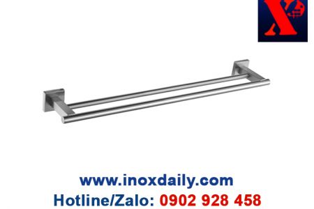 Thanh treo khăn đôi Inox 304