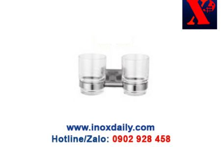 Kệ ly đôi Inox 304 - KL 09