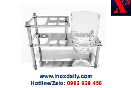 Kệ ly đơn đa năng Inox 304 - KL 01