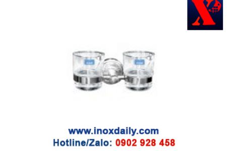 Kệ ly đôi Inox 304 - KL 07